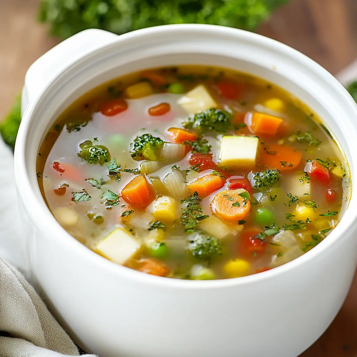 Minute Cozy Vegetable Soup: Packed with Nutritious Goodness
